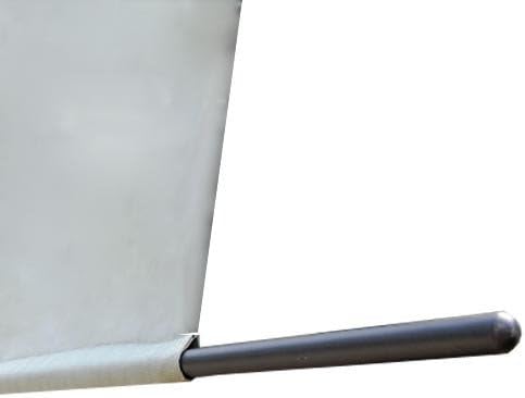 Pergola Steel Weight Rods/Side Poles (Set of 2) for 10' x 10' Matte Black Powder Steel Freestanding Pergola S-J-110