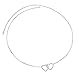 S925 Sterling Silver Heart Waist Belt Belly Chain Adjustable Charm Body Chain Jewelry