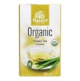 Nature green organic pandan tea 30 sachets Net wt. 30 g.