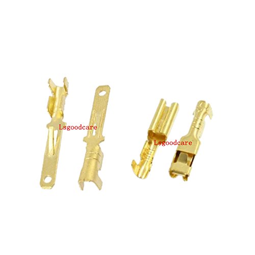 Lsgoodcare 2.8MM 9Pin Way Automotive Electrical Wire Connector Male Female Cable Terminal Plug Kits for Motorcycle Bike Car-Pack of 20