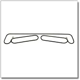 VULCAN HART Grill Griddle Element 351360-1