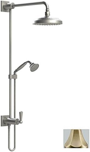 Rubinet 4UHX1ACM Hexis Antique Copper Matte Exposed Pressure Balanced Shower Set