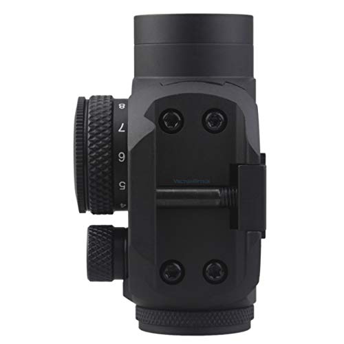 TAC Vector Optics Maverick 1x22 T-1 Tactical Compact Red Dot Sight Scope with Quick Release QD Mount for Rifles Handguns Airsoft Color Black - Thumbnail 5
