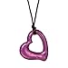 Miller Heart - Amethyst - Chew Necklace for Sensory, Oral Motor, Anxiety, Autism, ADHD