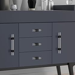 Peaha 10 Pack Black Cabinet Pulls Acrylic Drawer