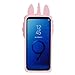 Joyleop Pink Unicorn Case for Samsung Galaxy S9 Cute 3D Cartoon Animal Cover,Kids Girls Cool Fun Soft Silicone Gel Rubber Kawaii Character Fashion Unique Cases Protector Shell Skin Samsung S9