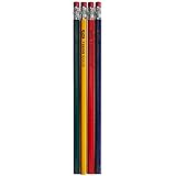 School Smart Number 2 Pencils with Latex Free Erasers - Pack of 144 - Assorted Colors