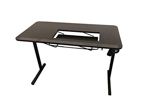 Arrow Gidget I Sewing and Craft Hobby Table with Locking Steel Legs, fold up for Easy Storage - Black
