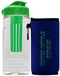 Premium Fruit Infuser Water Bottle - Great Gifts - Multiple Colors - BPA Free - Insulated Infusion - Includes Koozie - Leak Proof - USA Made
