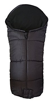 Deluxe Footmuff/Cosy Toes Compatible with Uppababy Vista/Cruz Black