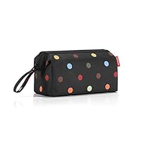 reisenthel Travelcosmetic Toiletries Bag, Structured Pouch with Wristlet, Dots