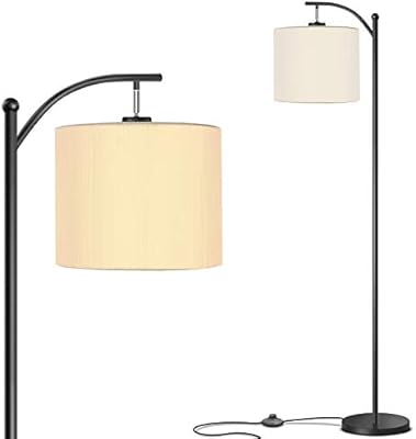 Amazon Com Addlon Floor Lamp For Living Room With Lamp Shade And