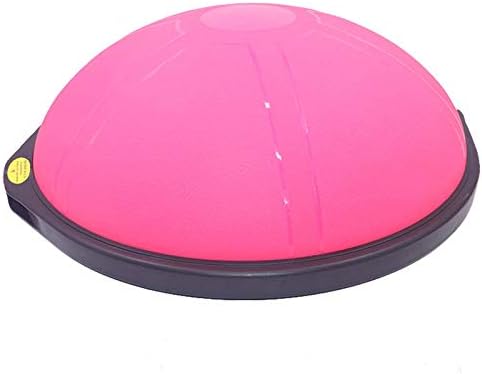 Nice Nymph Pilates Dedicated Yoga Ball?Balance Trainers Yoga Half Ball Fitness Balancing Ball Yoga Core Training Cushion Stability Soft Classic Balance Disc Balancing Pad