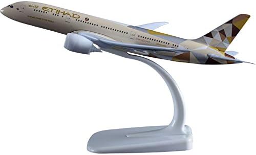 Marreto 20Cm Etihad Aircraft Model B787 Crafts Alloy Boeing 787 Airline Airplane Aviation Souvenir Adult Children Birthday Gift Toys