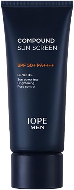 IOPE MEN Compound Sun Screen SPF50+ PA++++ 50ml Men's Sunscreen Hydrating
