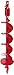 Earthquake EA6F 6-Inch Diameter 36-Inch Long Earth Auger with Fishtail Point and Flex Coil Shock Spring primary