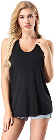 Tank Tops Women Bamboo Fiber Casual Blouses Basic Solid Camisole Shirt