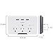 Surge Protector, USB Wall Charger with 1-USB Port, Outlet Extender Wall Mount Adapter for Home, School, Office, ETL Certified