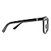 GLASSY Mikemo Premium Blue Light Blocking Glasses, Anti Eyestrain and Fatigue, Glasses for Computer and Gaming, Black Frame, Clear Lens
