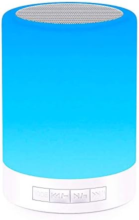 Frizzer VE_Q2 Wireless Portable Bluetooth Speaker with Smart Touch Led Mood Lamp, SD Card and Mic for All Smartphone Device (Assorted Colour)