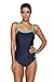 ATTRACO Women's Sports One Piece Swimsuit Racerback Athletic Training Swimwear