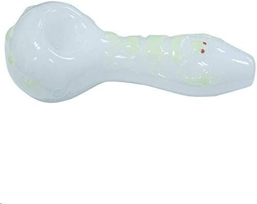 WATCHYOURNAME 4.5 Inch-Pipe Newest Glassworks Handmade Style Glass (White Jade)