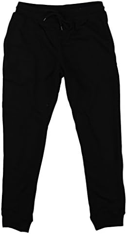 Men's Active Jogger Sweat Pants (Black, Large)