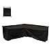 BullStar Patio Sectional Sofa Cover V-Shaped Furniture Protector Premium Outdoor Waterproof Garden Couch Cover, 85