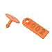 WGCD 100pcs Orange 1-100 Number Plastic Livestock Ear Tag Animal Tag and 1pcs Ear Tag Applicator for Goat Sheep Pig