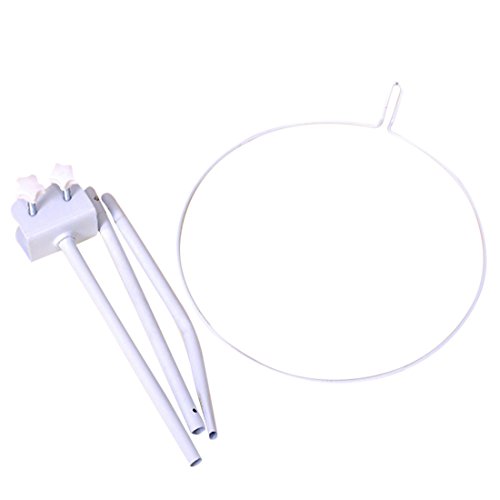 Adjustable Mosquito Net Stand Holder for Baby Crib Cot Bed Clip-On Bracket