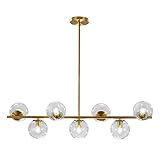 KCO Lighting 7-Light Clear Glass Globe Sputnik