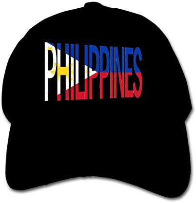 Quakess Philippines with Map On Flag Children's Hat Cap Kids Adjustable Trucker Hat