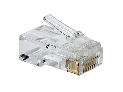 PremiumCord RJ45 8 Pin Connector for Cable, Pack of 10 in Bag