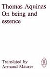 On Being and Essence, Aquinas, Thomas and King, Peter, 0872206157