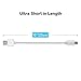 Short Micro USB Cable dethinton [6 Pack 10 inches] Short Nylon Braided High Speed USB to Micro USB Charging Cables for Samsung, HTC, Motorola, Android, and More (Silver)