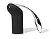 Rabbit Vertical Lever Corkscrew with Foil Cutter, 5 1/2w x 2 1/2d x 6h (in), Black