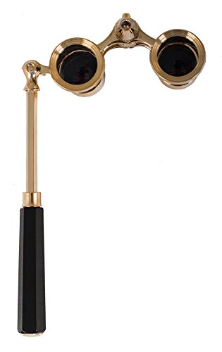 Levenhuk Broadway 325N Opera Glasses (Black Theater Binoculars with LED Light and Extendable Handle) - Thumbnail 3