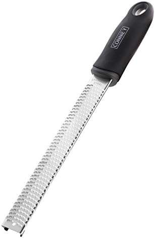 CONNIE Y Lemon Zester & Cheese Grater 18/8 Stainless Steel & Dishwasher Safe
