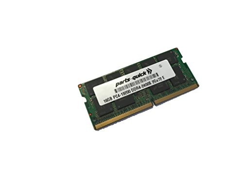 16GB Memory for Lenovo ThinkPad P71 (Intel XEON) Mobile Workstation DDR4 2400MHz ECC SODIMM RAM (PARTS-QUICK BRAND)