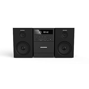GRUNDIG MS 300 Design Micro System, cassette, FM-tuner, MP3-weergave, USB, SD-kaart, Bluetooth, GHF1050