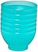 Coza Design- Eco Friendly Plastic Bowl for cereal, dessert, ice cream, soup (Microwave and Dishwasher Safe) (17 oz., Green)