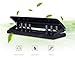 DD-life Adjustable Metal 6-Hole Paper Punch Puncher for A5/A6/B7 Six Ring Binder Day Planner Inserts Pages - 6 Sheet Capacity - 6mm Hole Diameter(Black)
