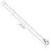 Yaomiao 48 Pieces Silver Plated Chain Necklace Cable Chain Necklace with Lobster Clasp for Women DIY Jewelry Making (24 Inches)