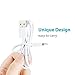 ROMOSS 2-in-1 Micro USB Type C Cable, Durable Micro USB & Type C to Type A Sync and Fast Charge Cable Cord Compatible with LG G5, Nexus 6/More Device (3.28 FT, White)