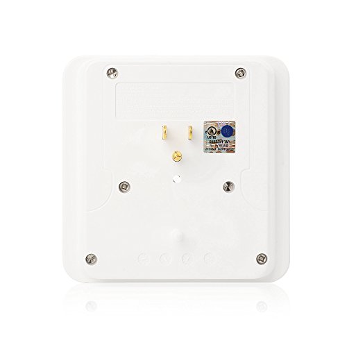 Cable Matters 3-Outlet Wall Mount Surge Protector with USB Charging and Slide-Out Smartphone Holders