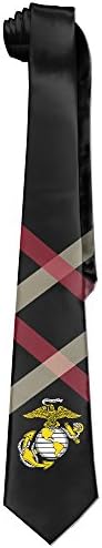 FENDYGT Mens USMC United States Marine Corps Logo Necktie Skinny Ties / New Novelty Necktie