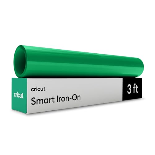 Cricut Smart Iron On, Grass Green (13in x 3ft) - HTV Heat Transfer Vinyl - Matl…