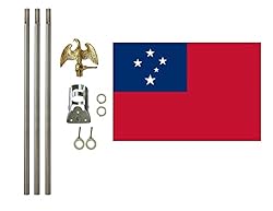 Western Samoa 3x5 ft Outdoor Flag and Flag Pole