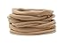 JLIKA Nylon Headbands for Baby Girls 100 Bulk Wholesale DIY - Stretchy One Size Fits All Headband (Nude)