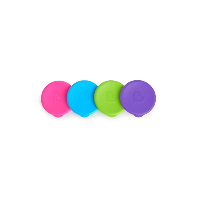 Munchkin® Miracle® 360 Sippy Cup Lids, 4 Count, Pink/Blue/Green/Purple